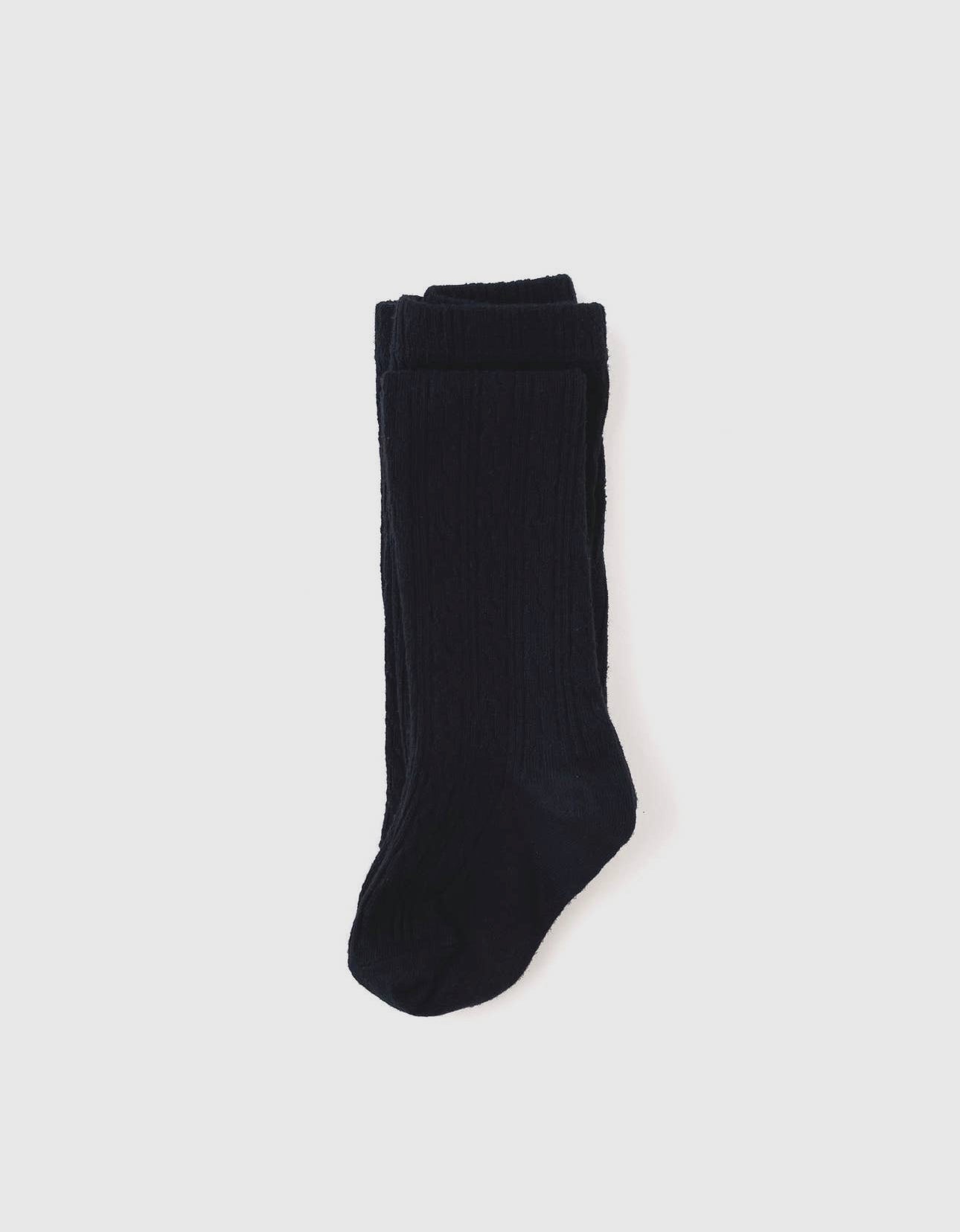 Little Stocking FOOTED Tights - black