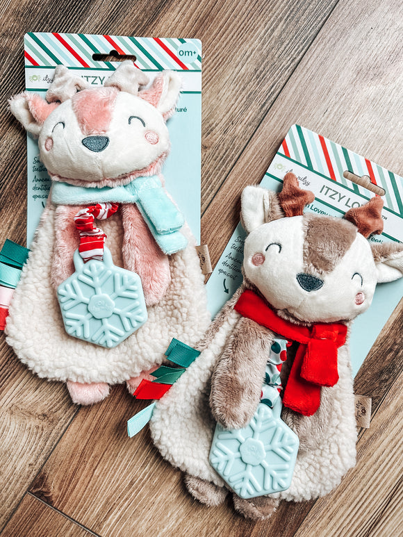 Itzy Ritzy Holiday Plush + Teether