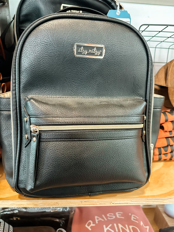 Itzy Ritzy Mini Backpack Bag - black