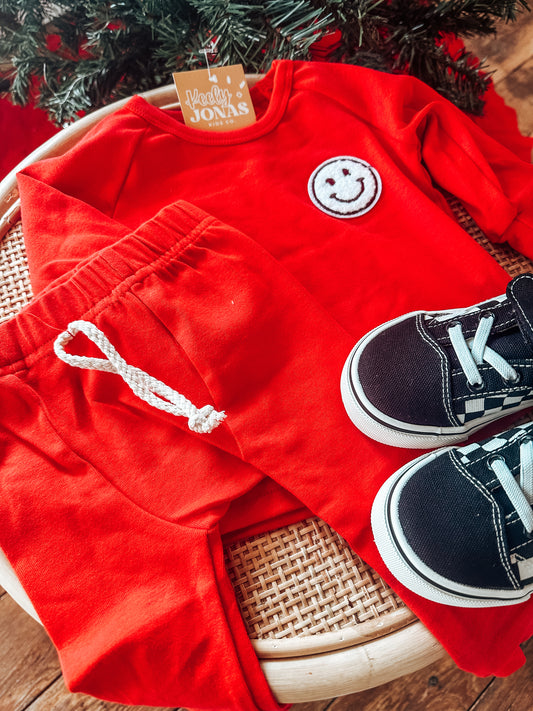 Smiley Lounge Set RED