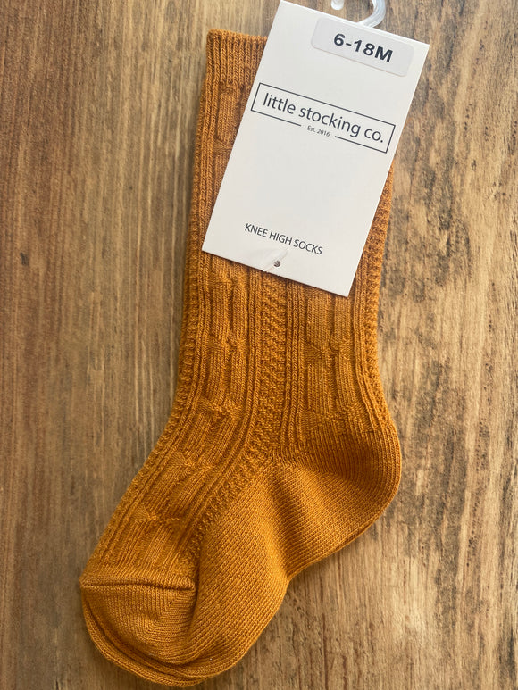 Little Stocking Knee High Socks - butterscotch