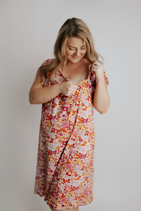 Mama Maternity Gown || Wild Child Floral