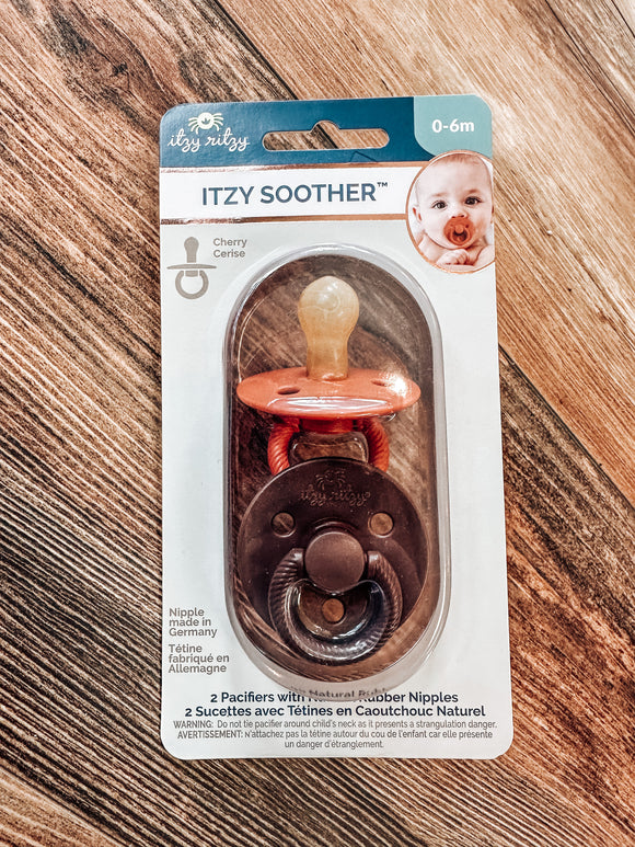 Itzy Ritzy Paci Chocolate + Caramel Soothers 2pk