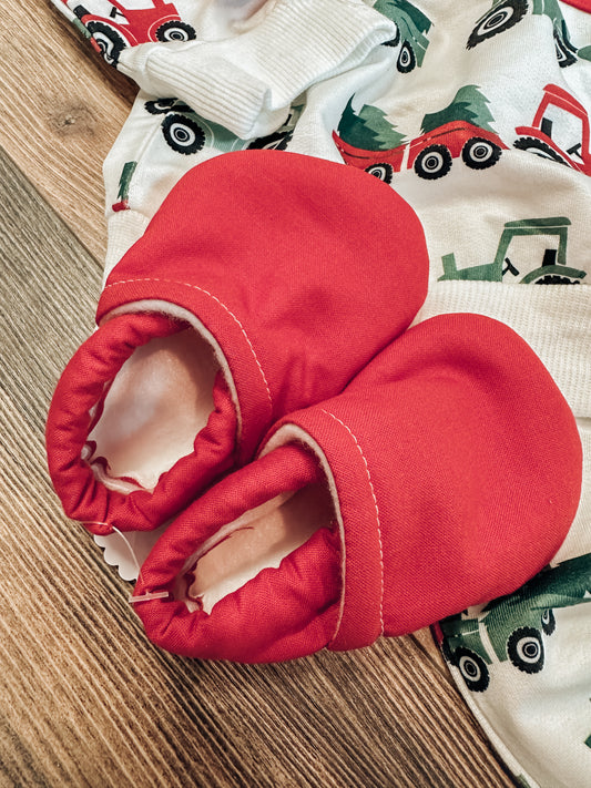 Baby Moccs - red