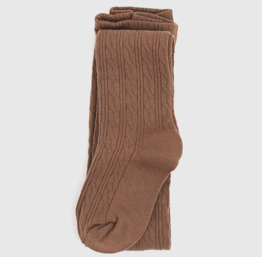 Little Stocking FOOTED Tights - mocha