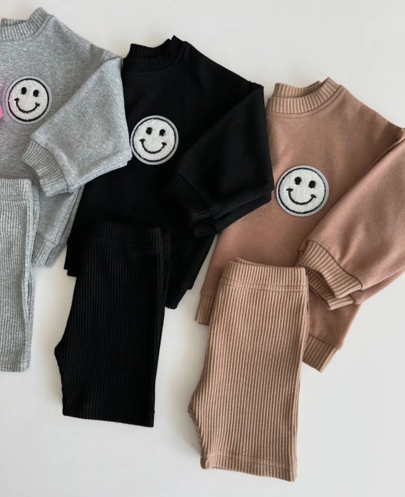 Basic Vibes Black Short Set