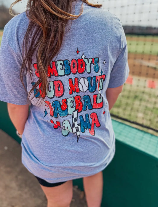 Loud Mouth Baseball Mama