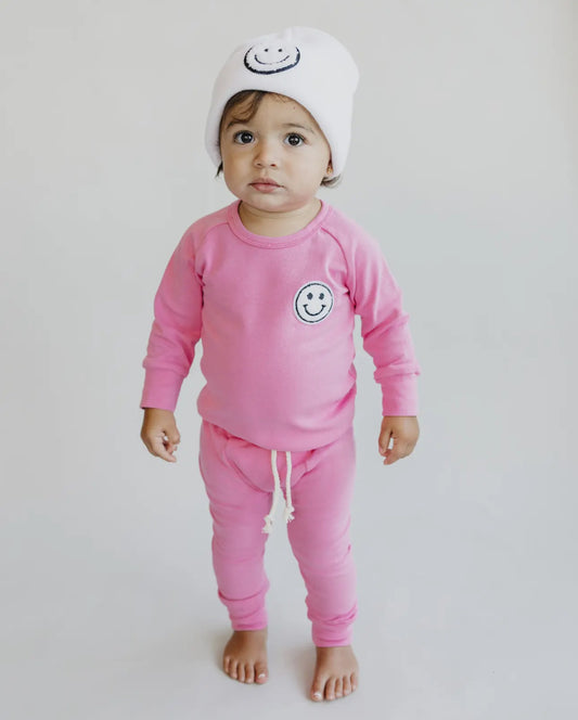 Smiley Lounge Set PINK