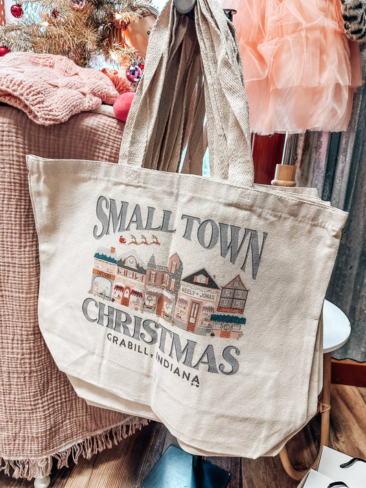Small Town Christmas Tote