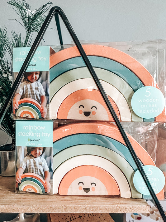 Wooden Rainbow Stackers