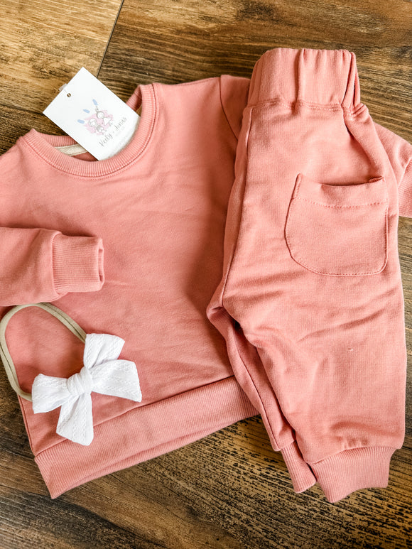 Rose jogger online set