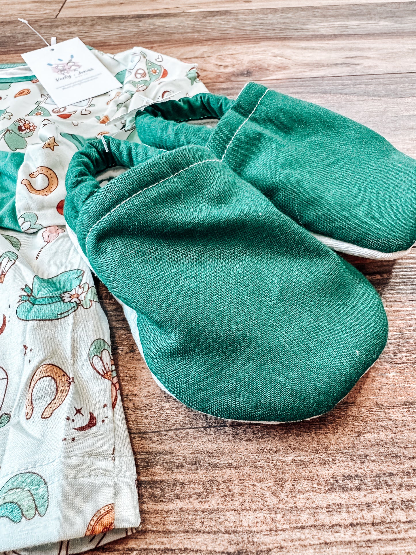 Baby Moccs - green