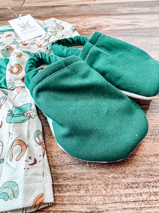 Baby Moccs - green