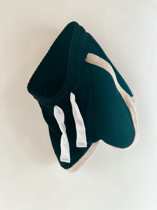Little Bipsy Black Terry Track Shorts