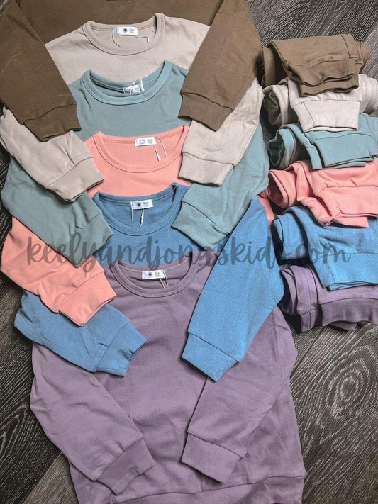 So Comfy, So Cozy Lounge Set - mocha
