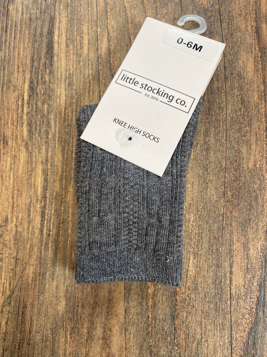 Little Stocking Knee High Socks - charcoal